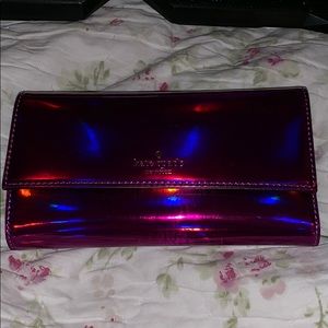 Kate spade metallic phone wallet NWT